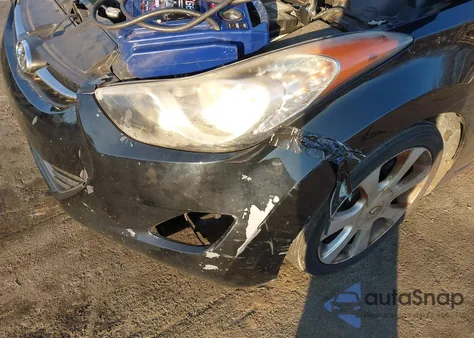 2012 Hyundai Elantra Limited (Ulsan Plant) from USA, damaged, VIN KMHDH4AE5CU316692